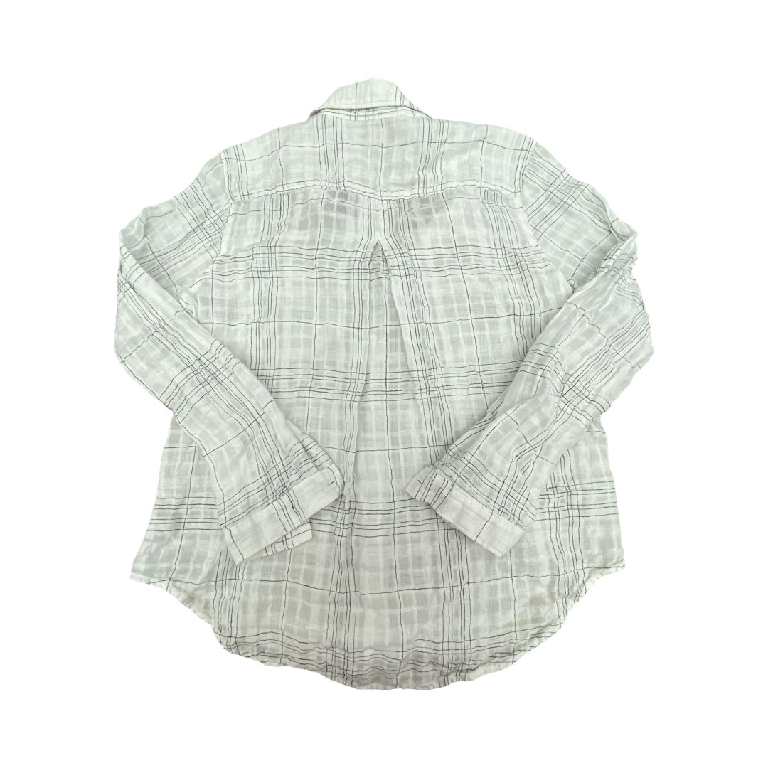 Top Ls By Cloth & Stone In Black & White, Size:S