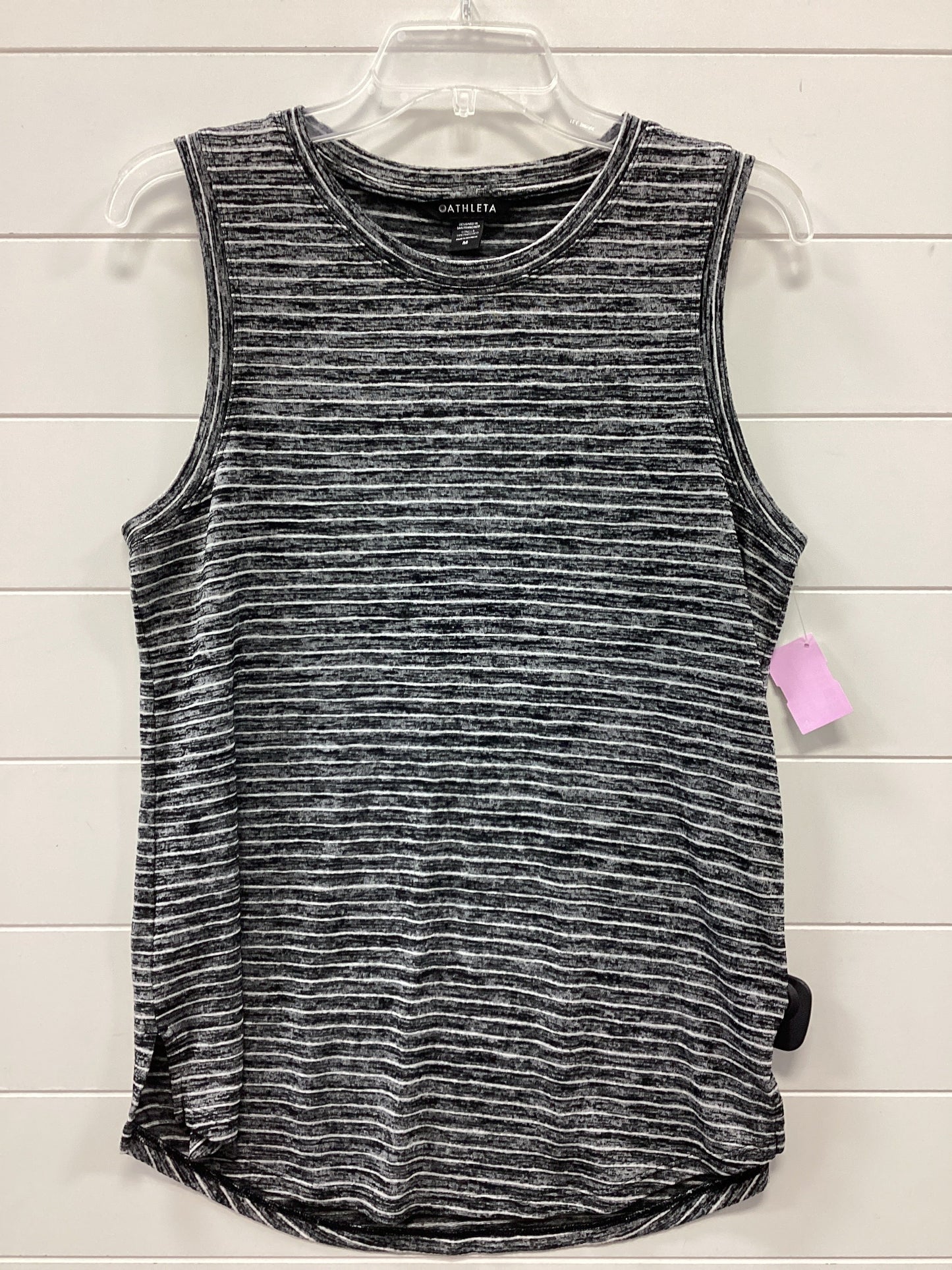 Top Sleeveless By Athleta In Grey, Size:M