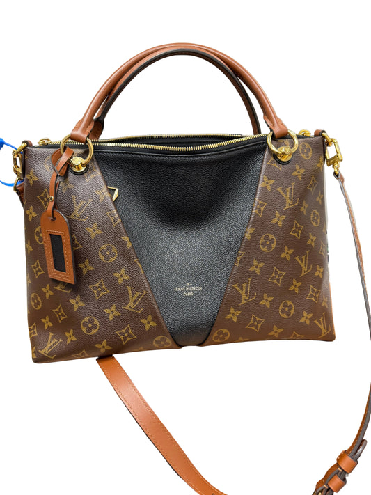 Handbag Luxury Designer By Louis Vuitton In Brown, Size:Large