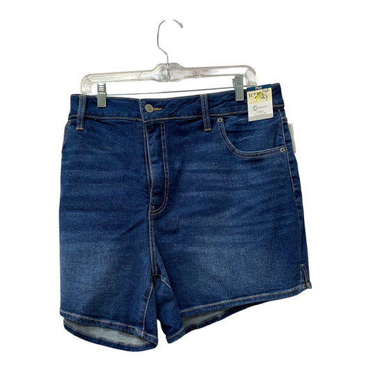 Shorts By Terra & Sky In Blue, Size:20
