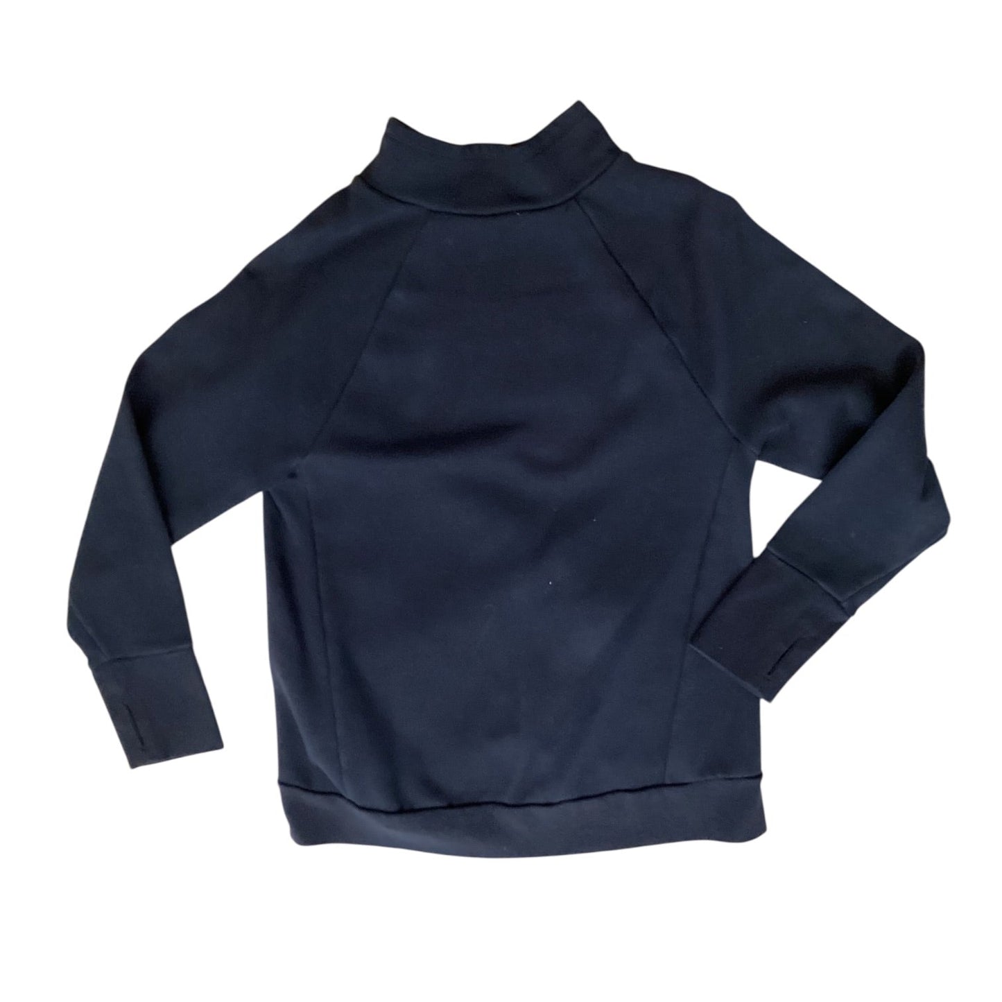 Athletic Top Ls Collar By Fabletics In Black, Size:L