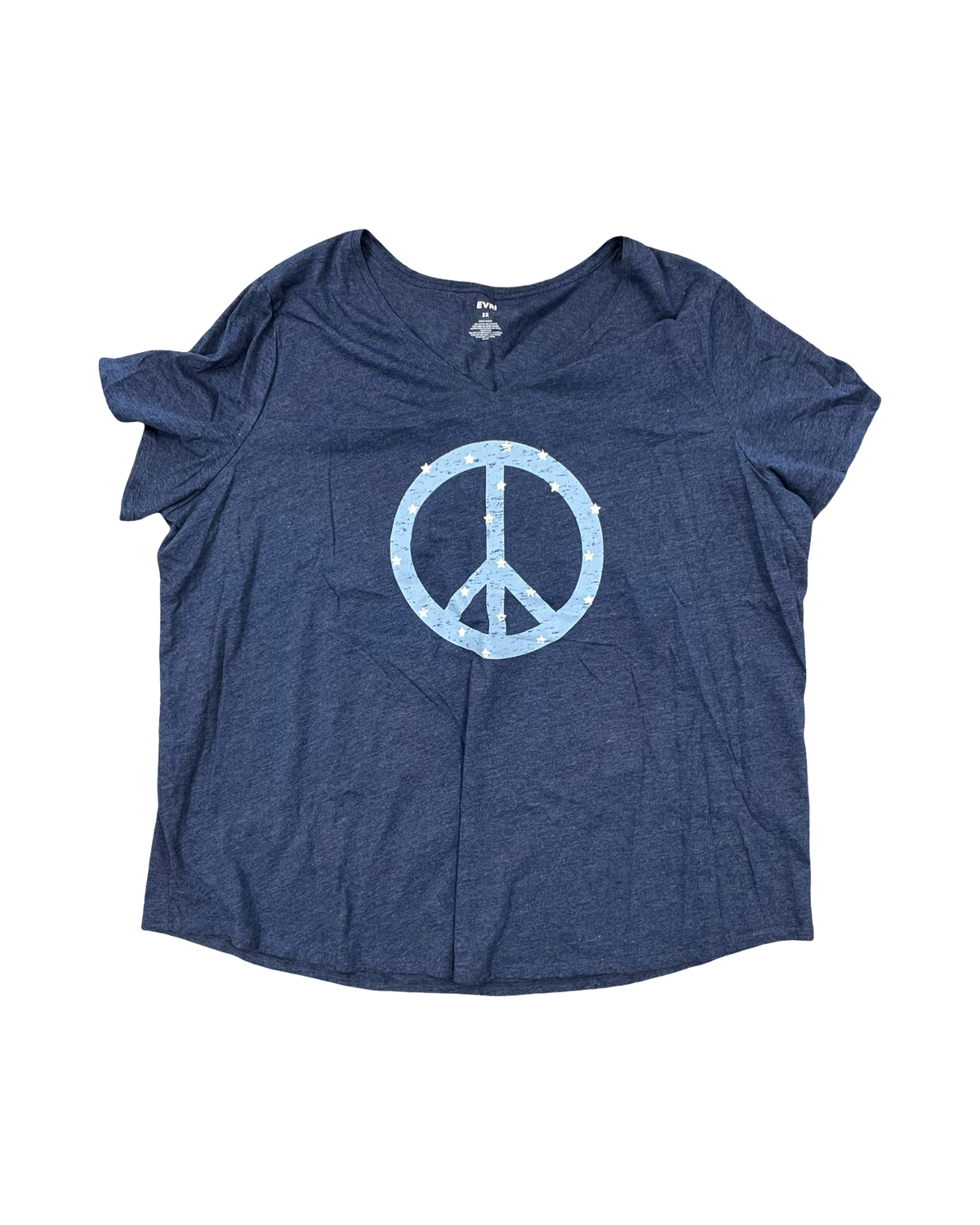 Top Ss By Evri In Blue, Size:3X