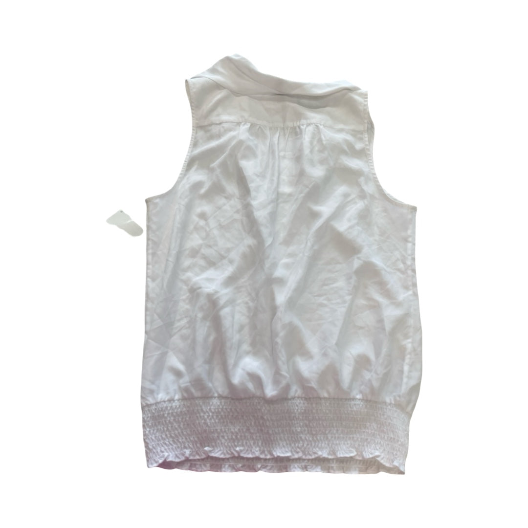 Top Sleeveless By Michael By Michael Kors In White, Size:M