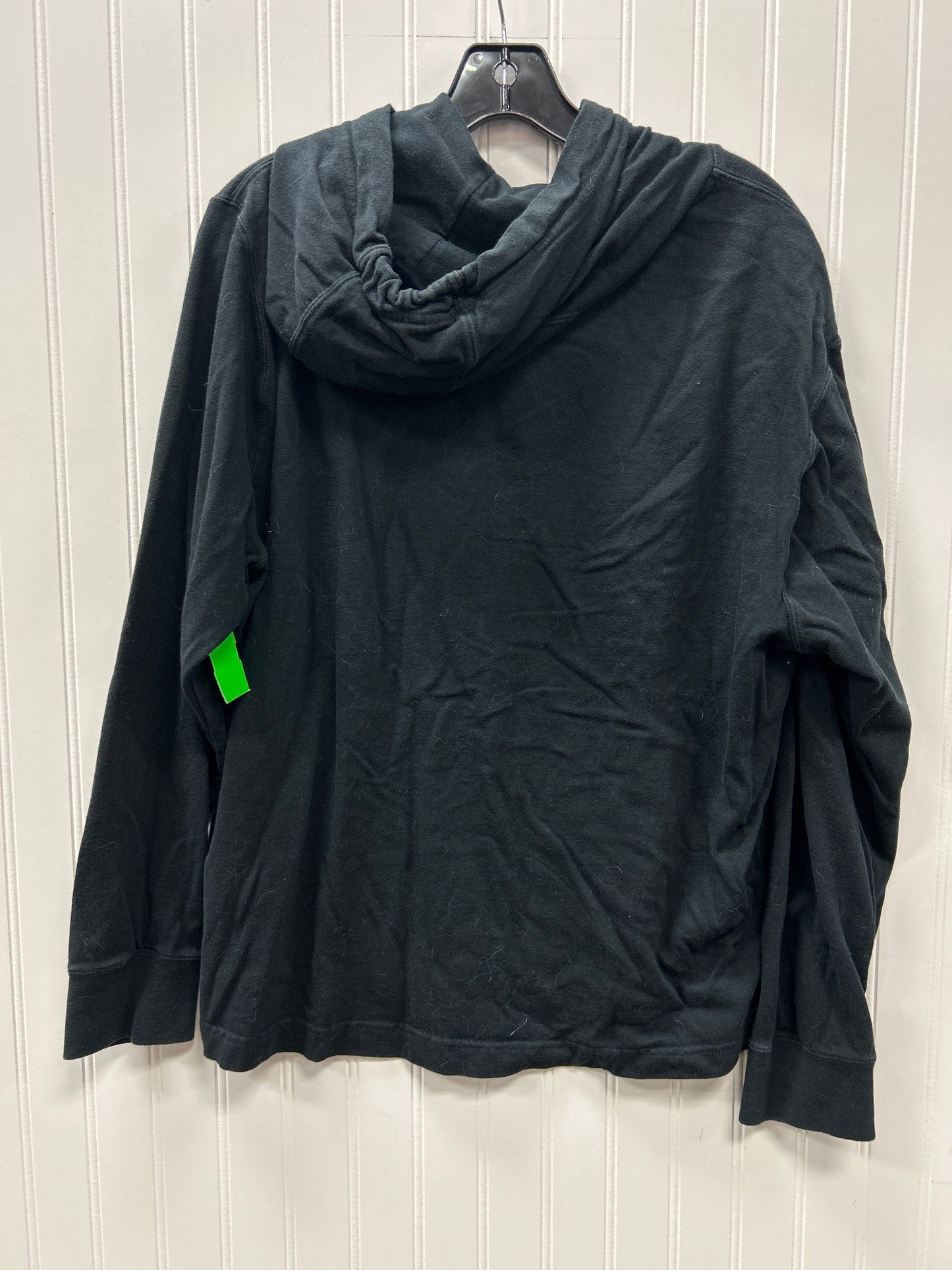 Athletic Top Ls Hoodie By Nike Apparel In Black, Size:L