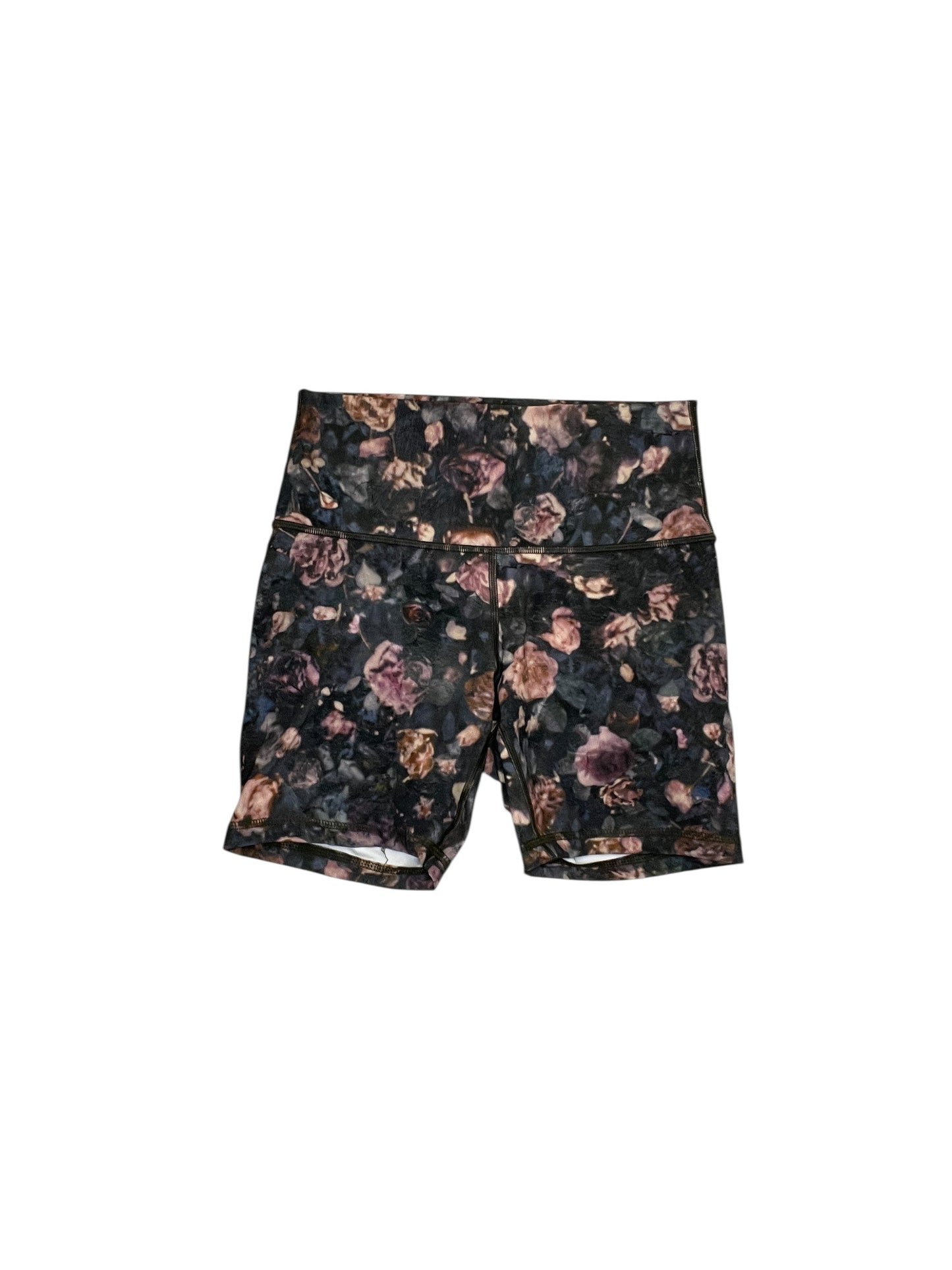 Athletic Shorts By Lululemon In Floral Print, Size:S