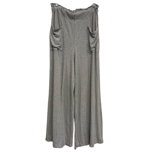 Pants Wide Leg By Free People In Grey, Size:8