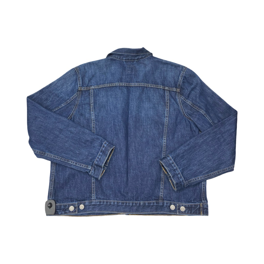 Jacket Denim By Gap In Blue Denim, Size:Xl