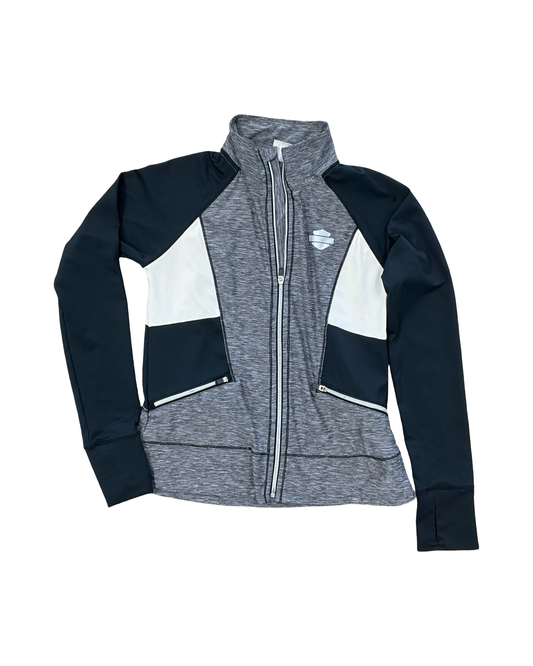 Jacket Other By Harley Davidson In Black & Grey, Size:M