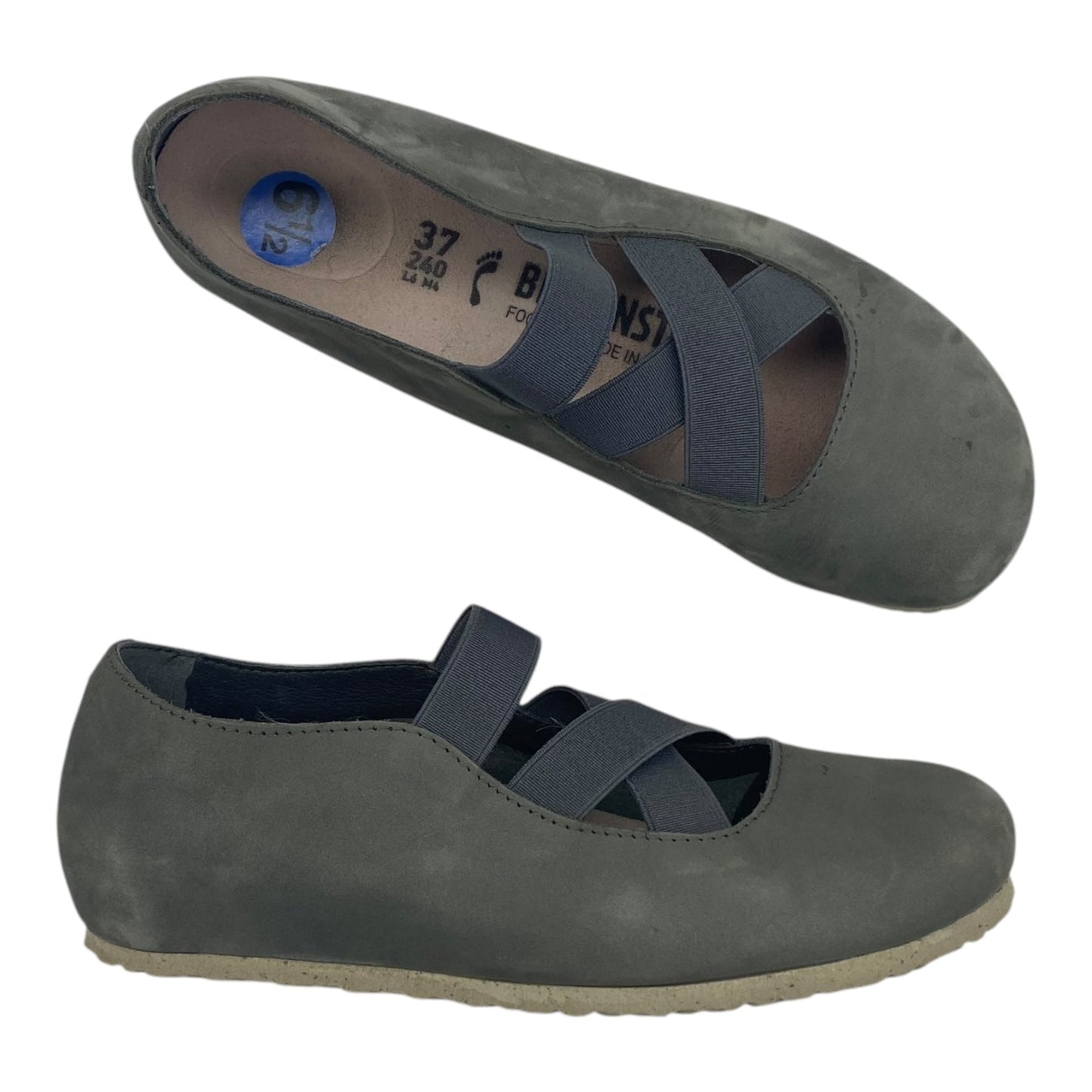 Shoes Flats By Birkenstock In Green, Size:6.5