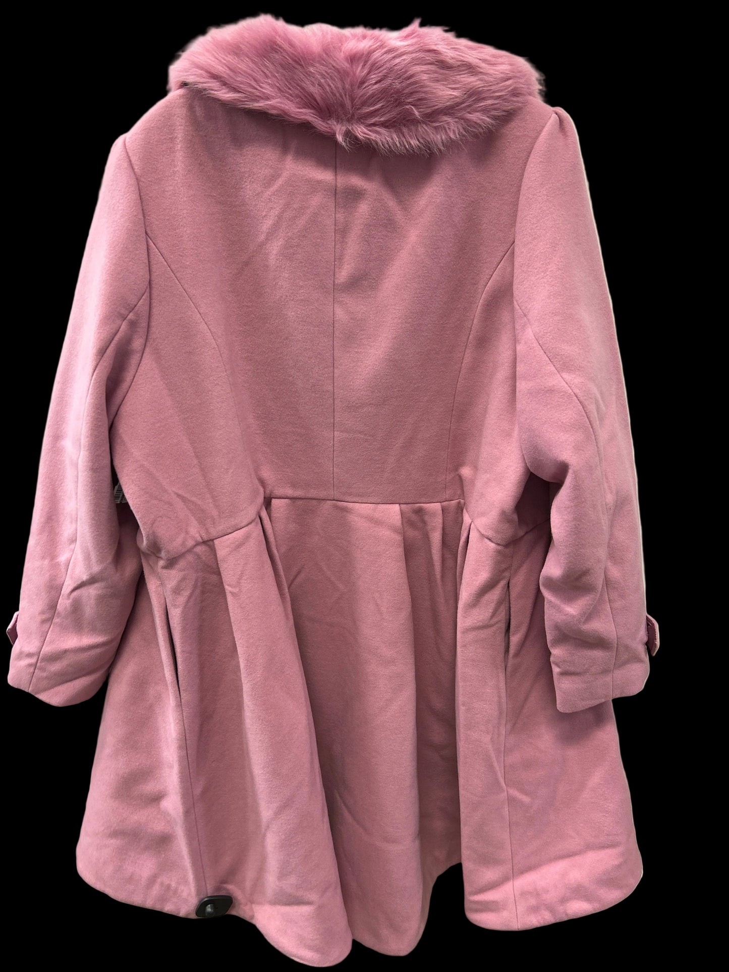 Coat Trench Coat By City Chic In Pink, Size:Xl