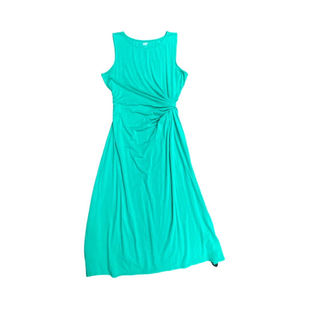 Dress Casual Maxi By Lands End In Green, Size:Xl