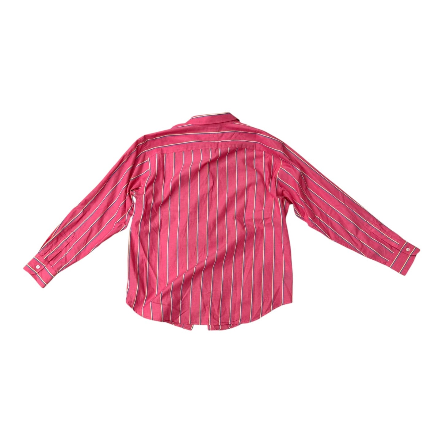 Blouse Ls By Ralph Lauren In Striped Pattern, Size:16