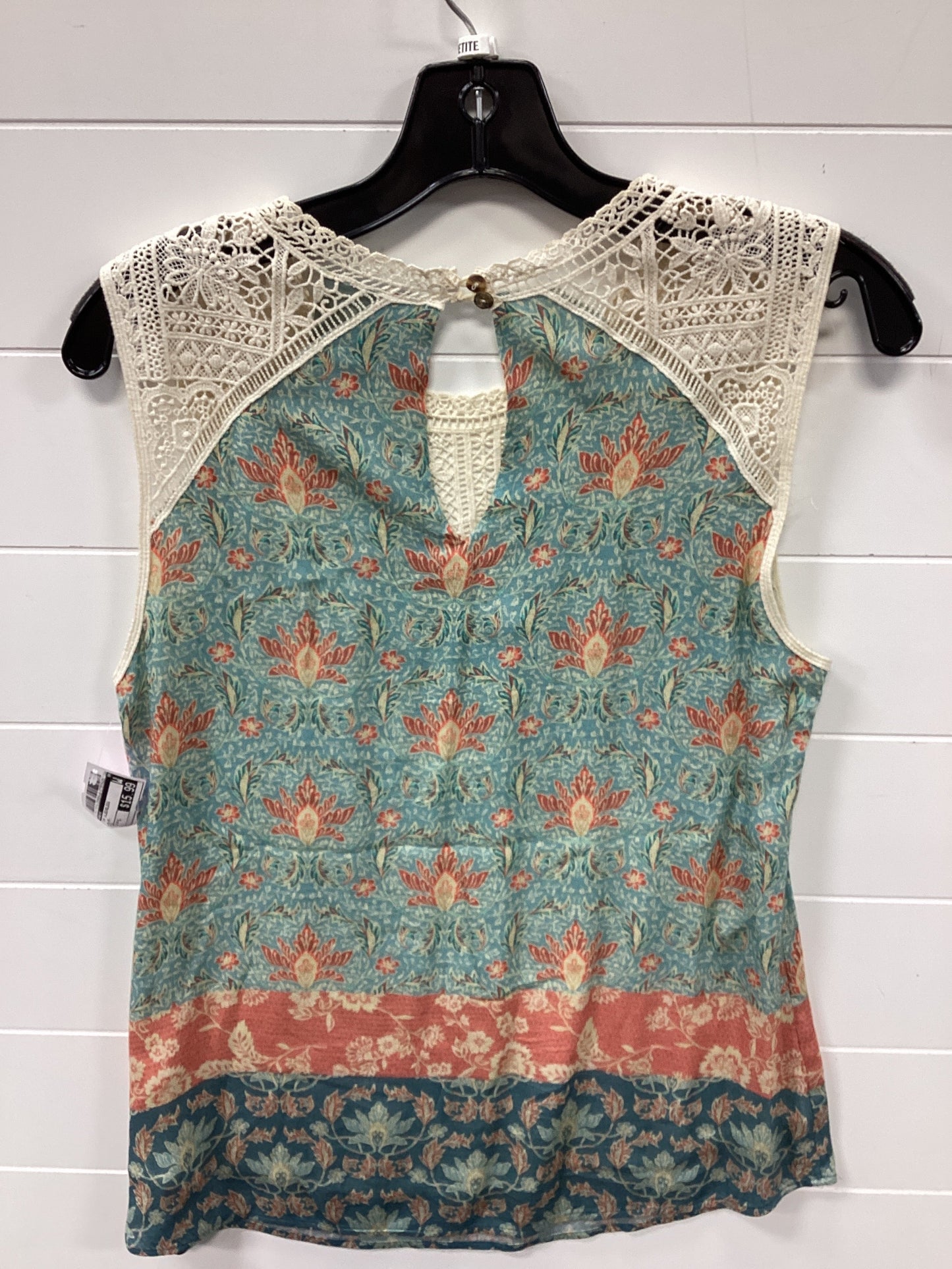 Top Sleeveless By Maeve In Blue, Size:S