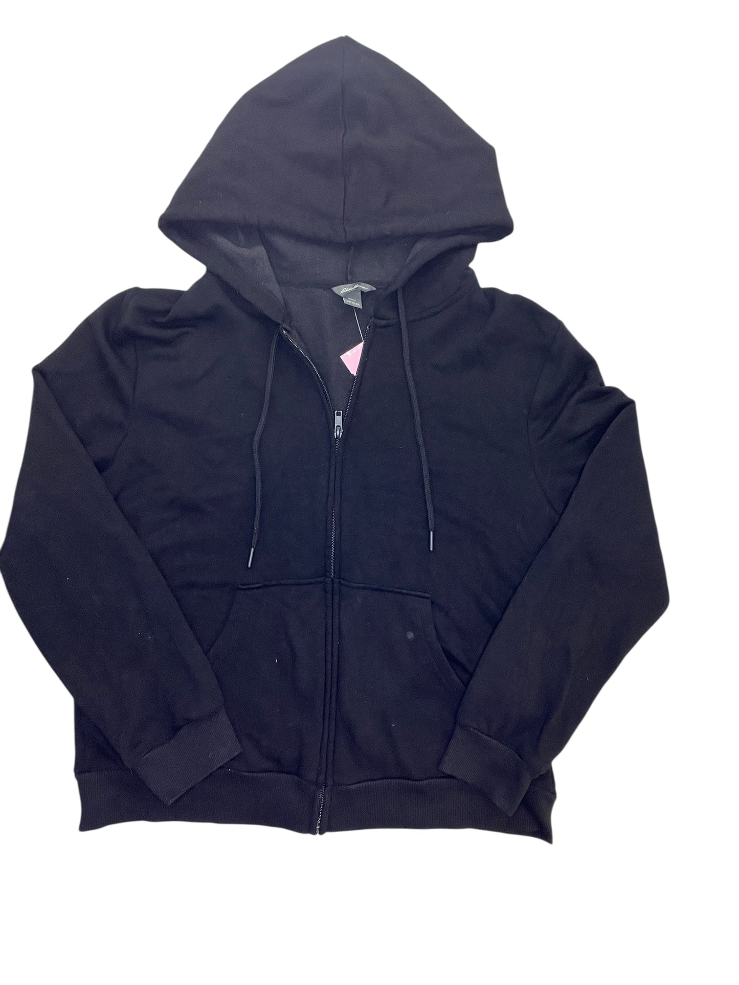 Jacket Fleece By Eddie Bauer In Black, Size:L