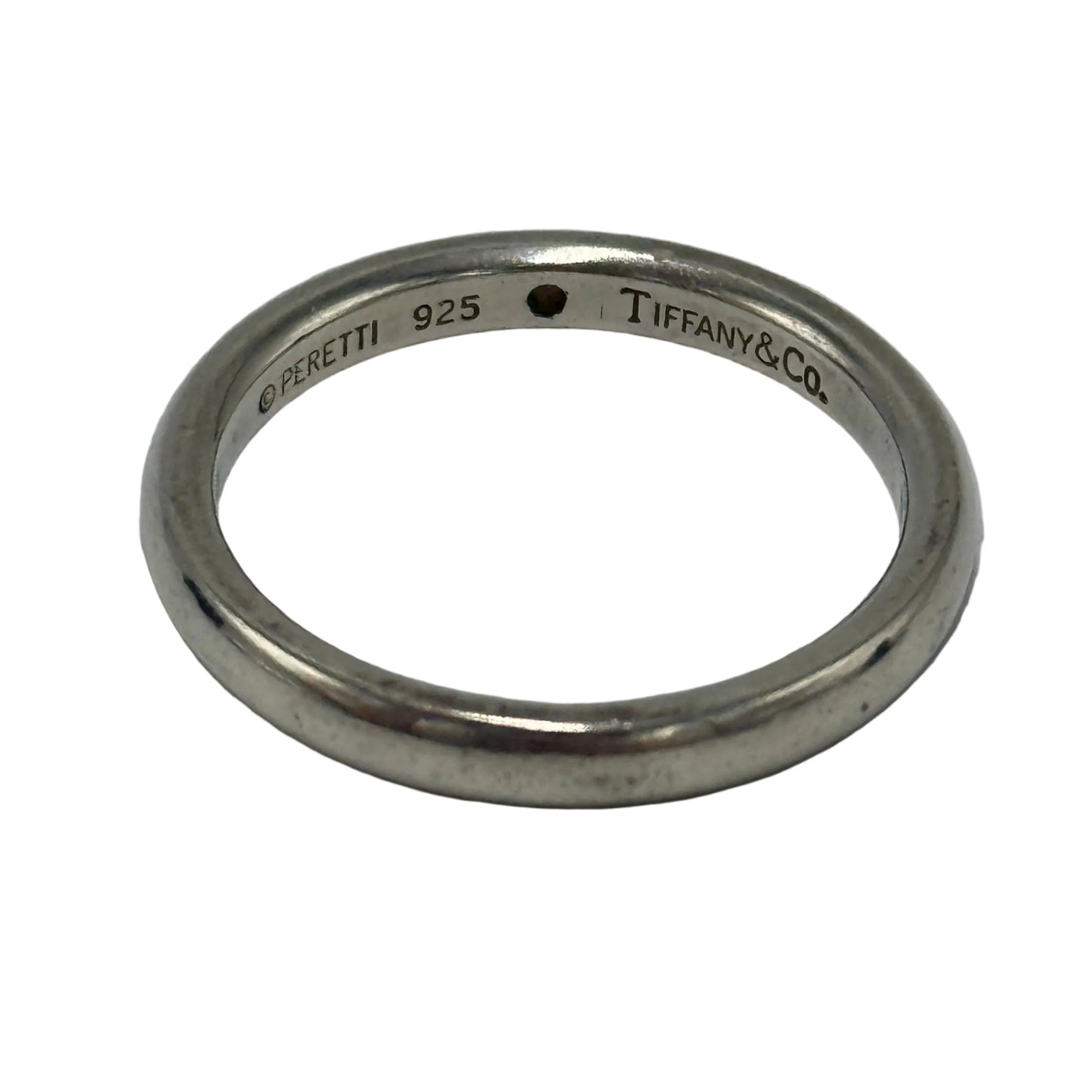 Tiffany & Company Elsa Peretti Sapphire Stacking Band Luxury Ring, Size: 7.5
