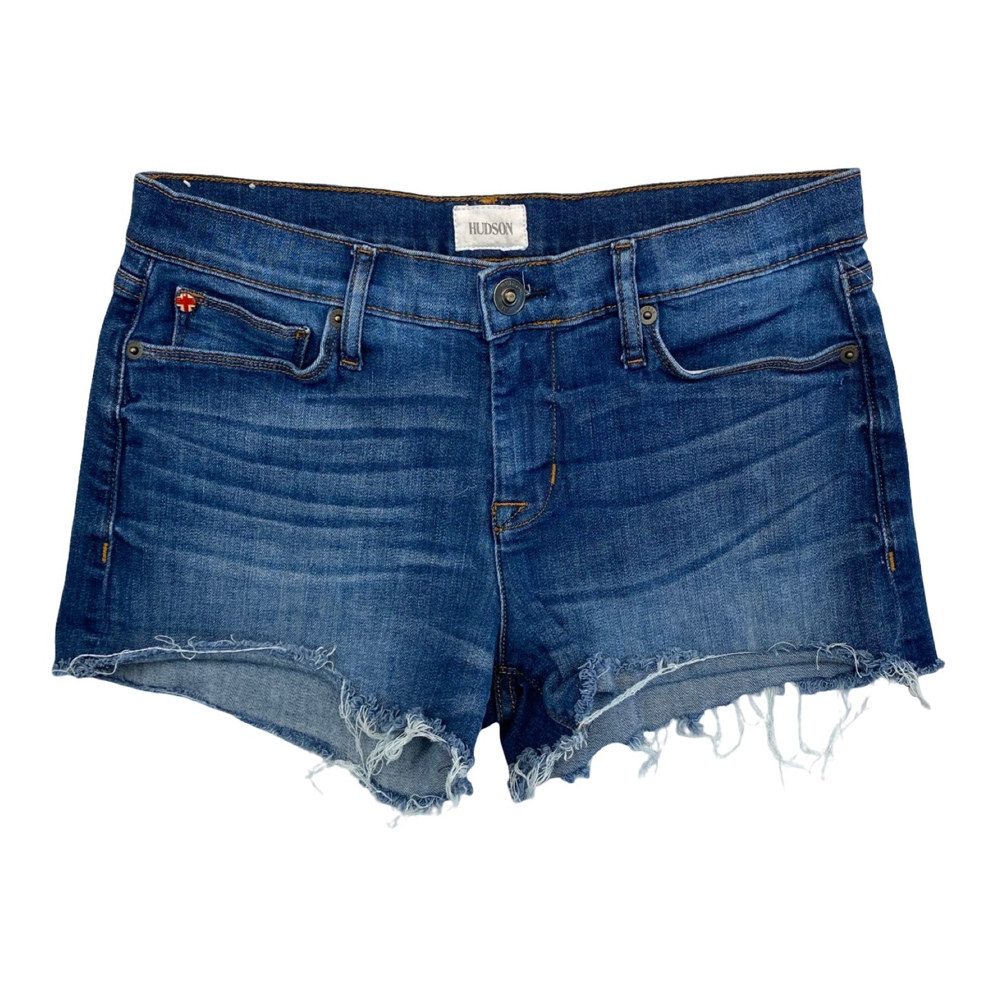 Shorts By Hudson In Blue Denim, Size:4