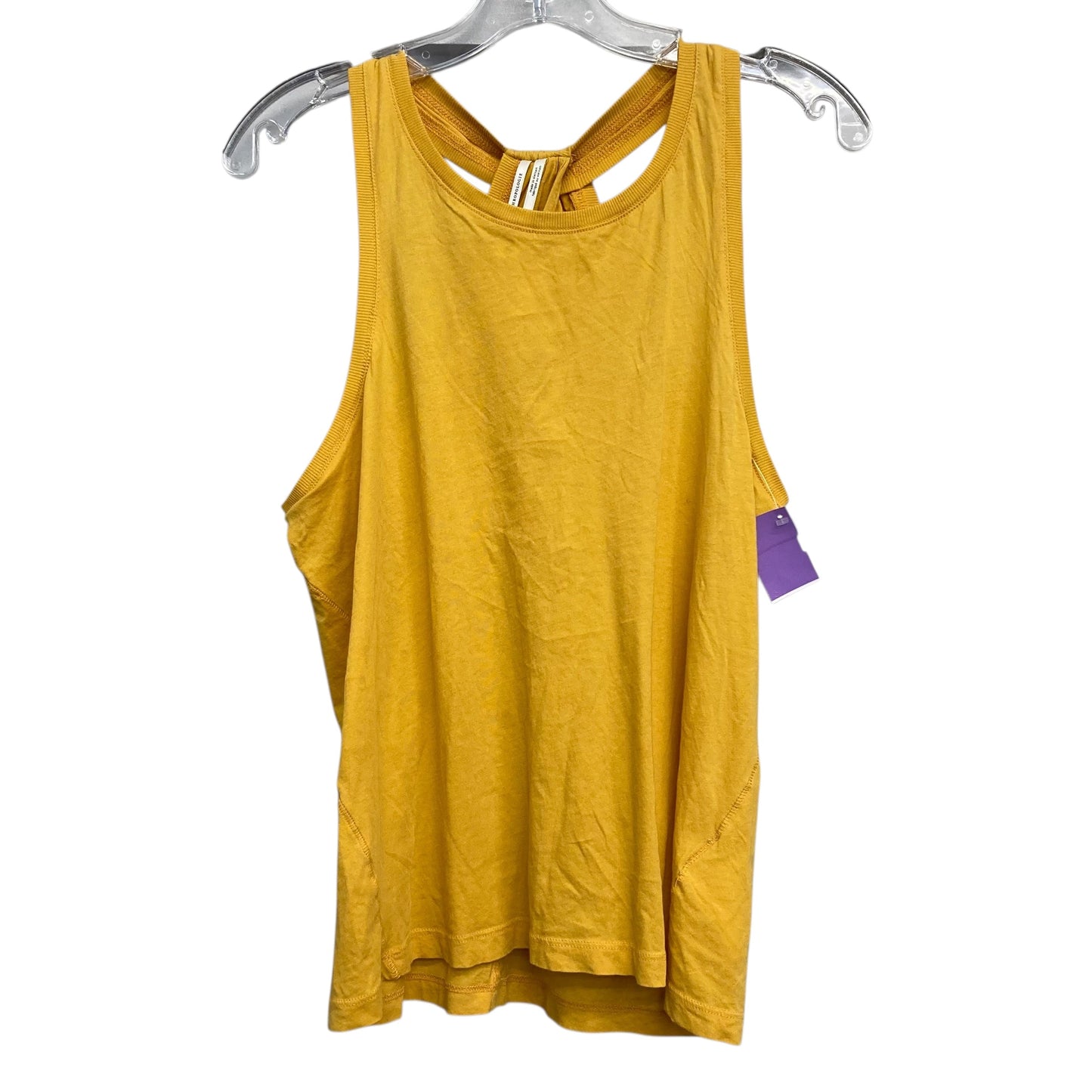 Top Sleeveless By Anthropologie In Yellow, Size:Xs