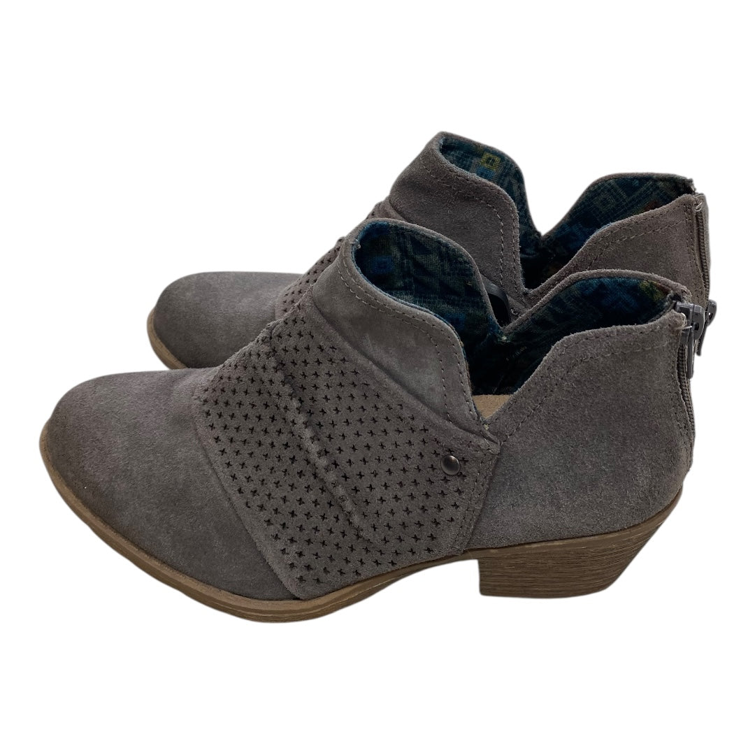 Boots Ankle Heels By Earth Origins In Grey, Size:8.5