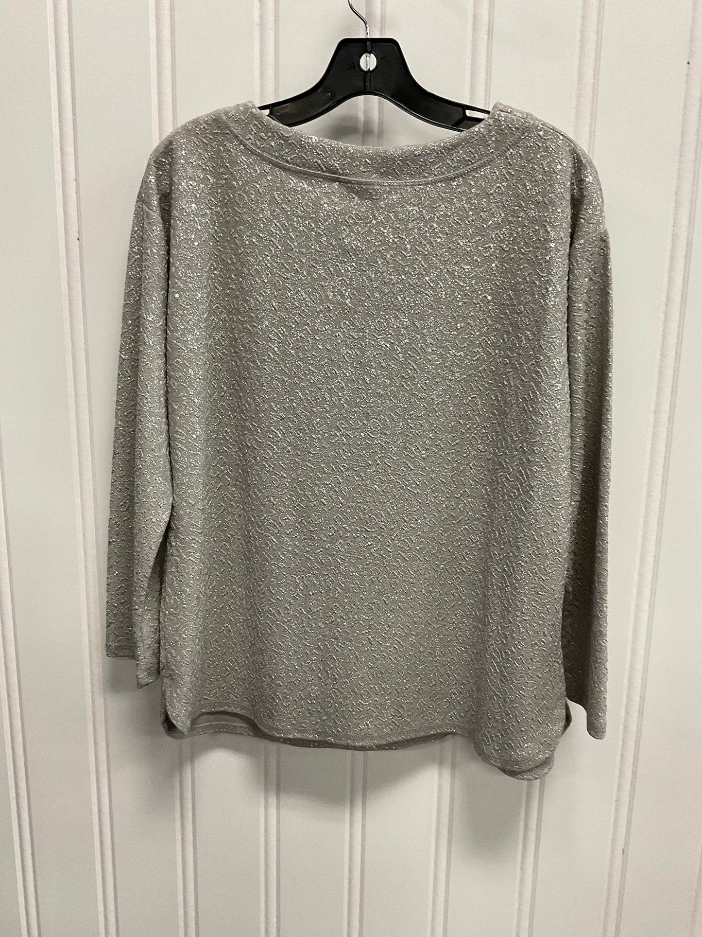 Top Ls By Ruby Rd In Silver, Size:Mp