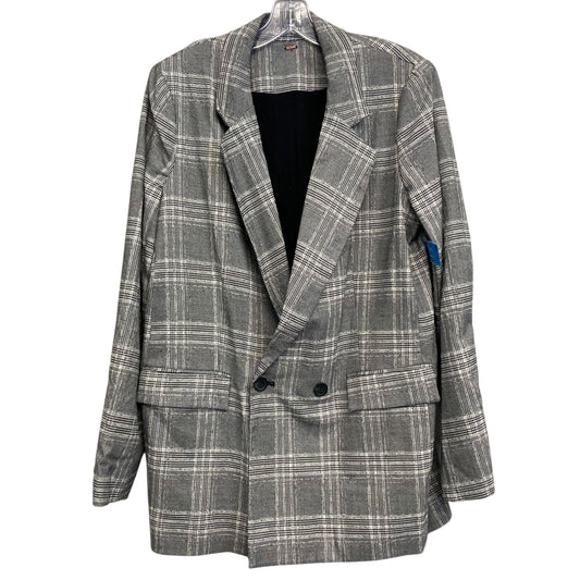 Blazer By Free People In Plaid Pattern, Size:M