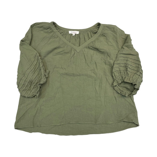 Top Ss By Vince Camuto In Green, Size:1X