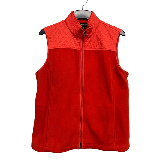 Vest Puffer & Quilted By Talbots In Red, Size:M