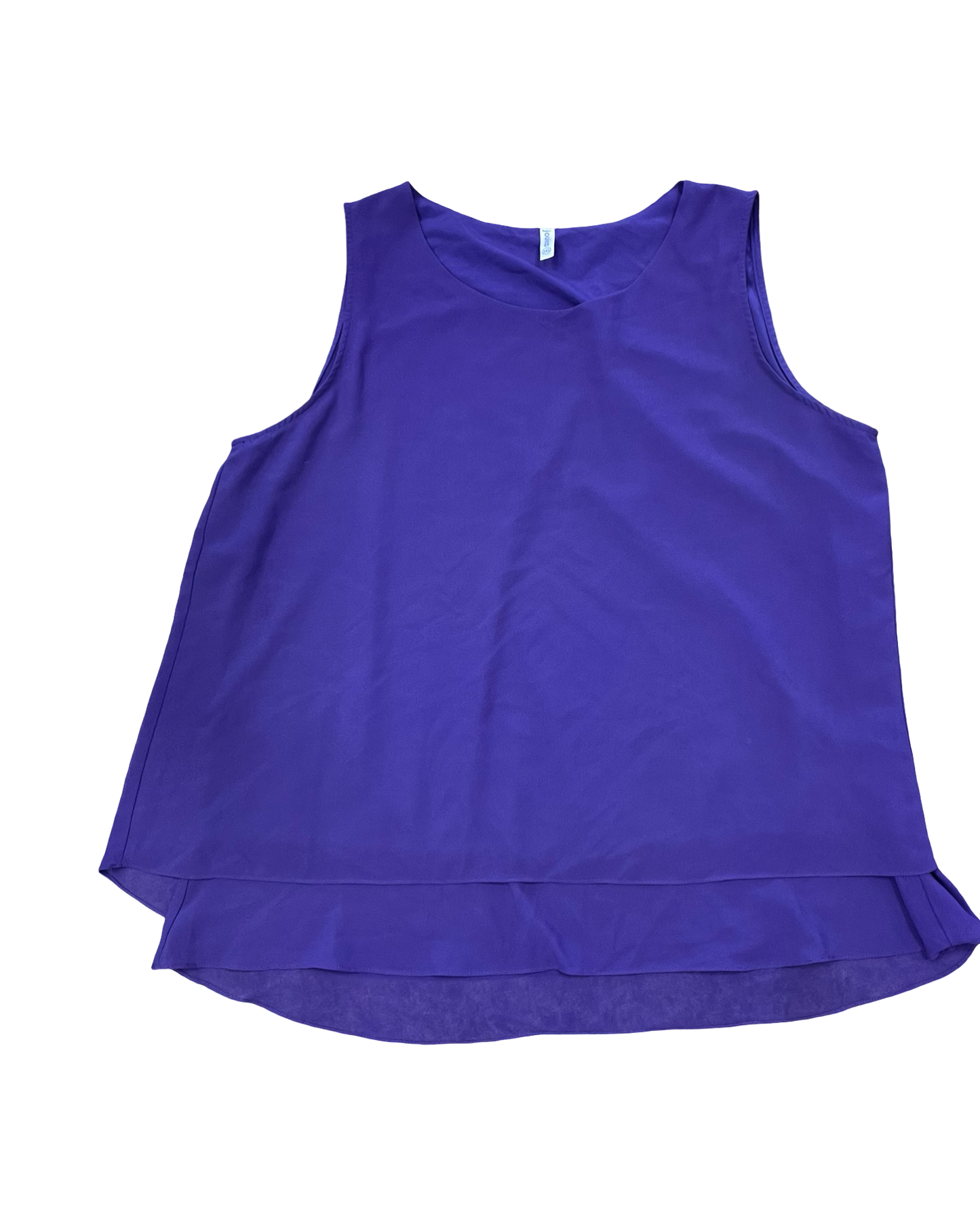 Top Sleeveless By Clothes Mentor In Purple, Size:3X