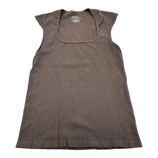 Top Ss By Grace & Lace In Brown, Size:L