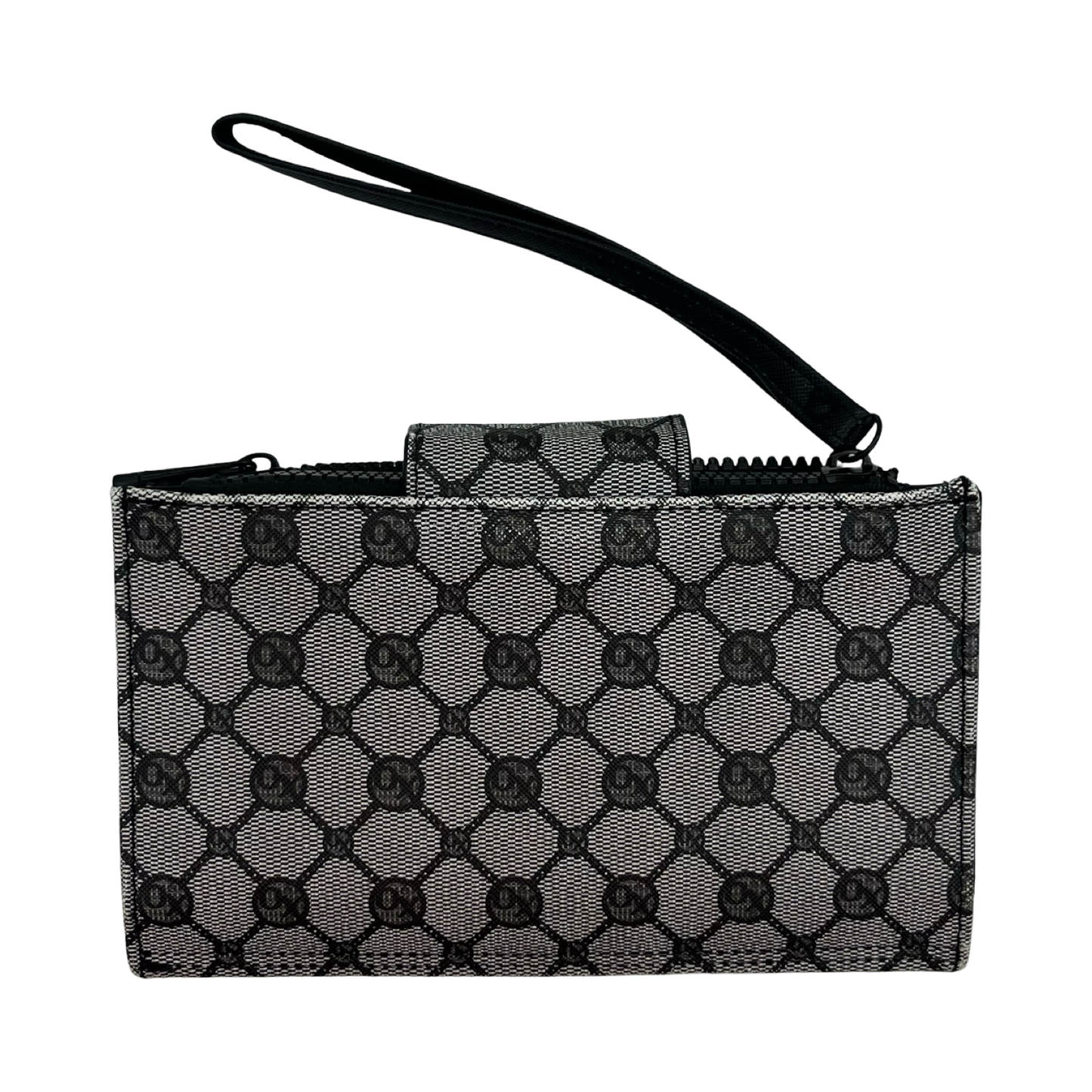 Wristlet By Clothes Mentor In Grey, Size:Medium