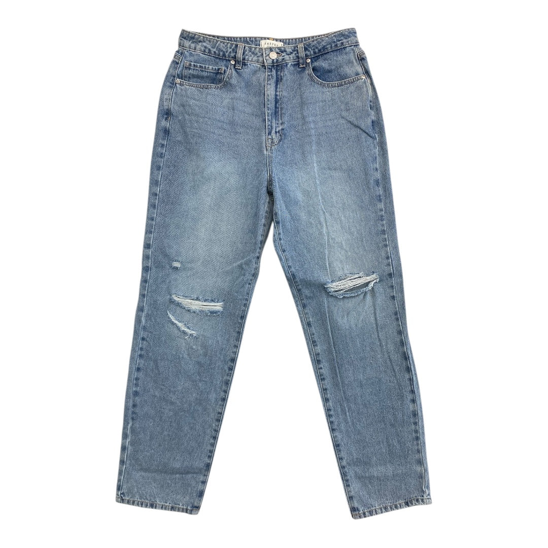 Jeans Straight By Harper In Blue Denim, Size:8
