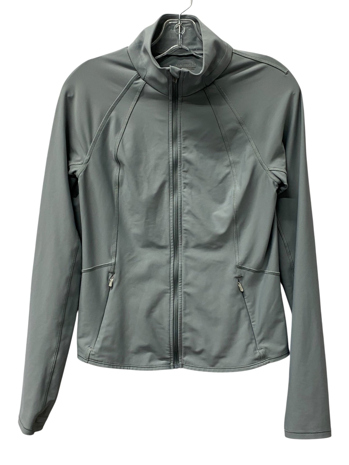 Athletic Jacket By Athleta In Grey, Size:S