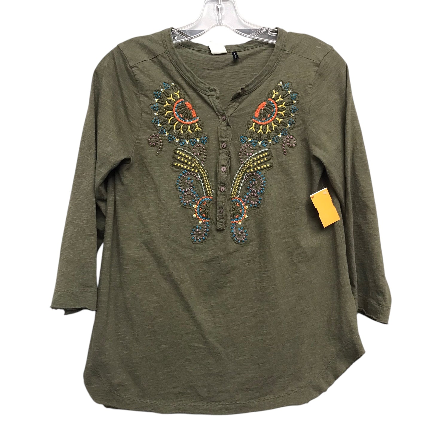 Top Ls By Anthropologie In Green, Size:M