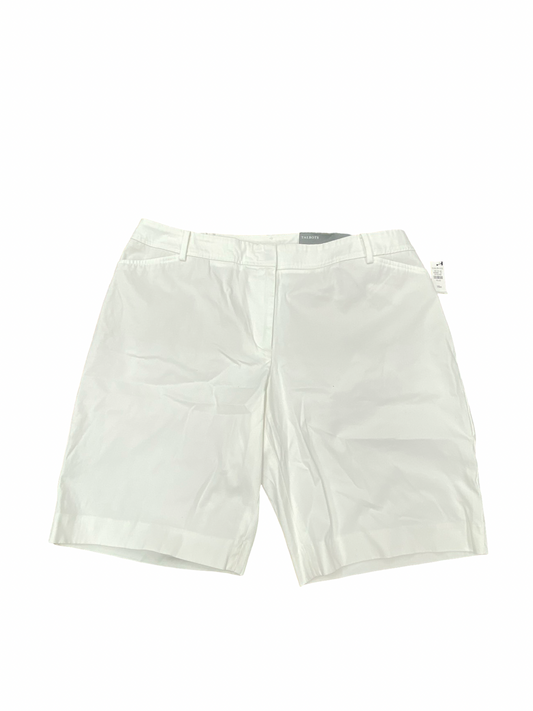 Shorts By Talbots In White, Size:16