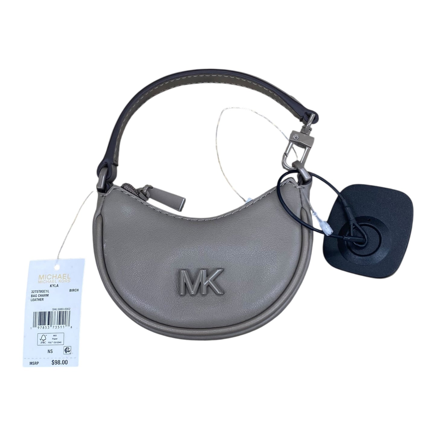 Coin Purse Designer By Michael Kors In Taupe, Size:Small