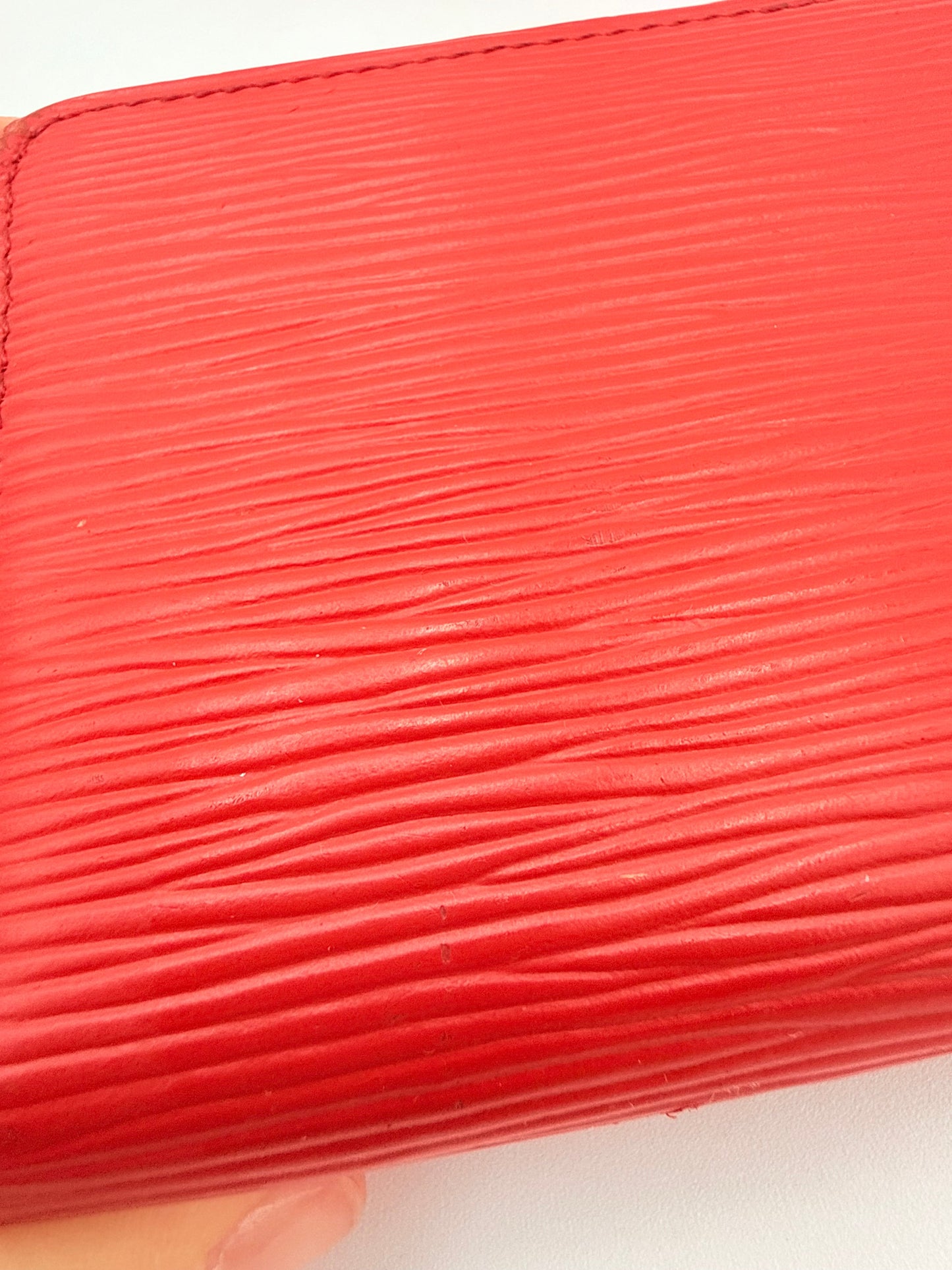 Wallet Luxury Designer By Louis Vuitton In Red, Size:Medium