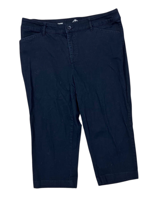 Pants Cropped By St Johns Bay In Black, Size:12