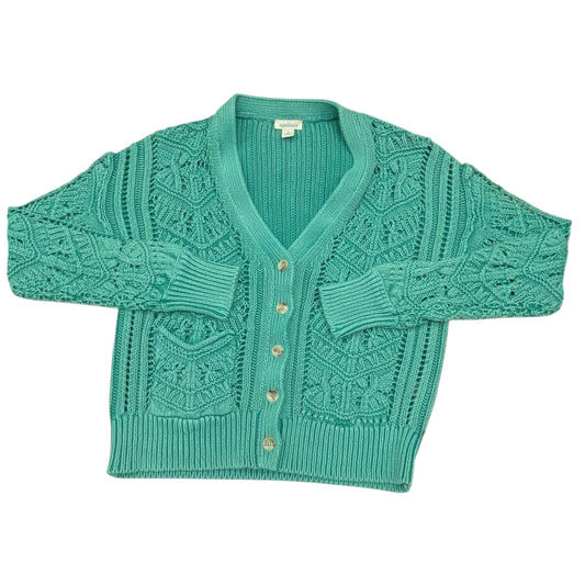 Sweater Cardigan By Sundance In Green, Size:S
