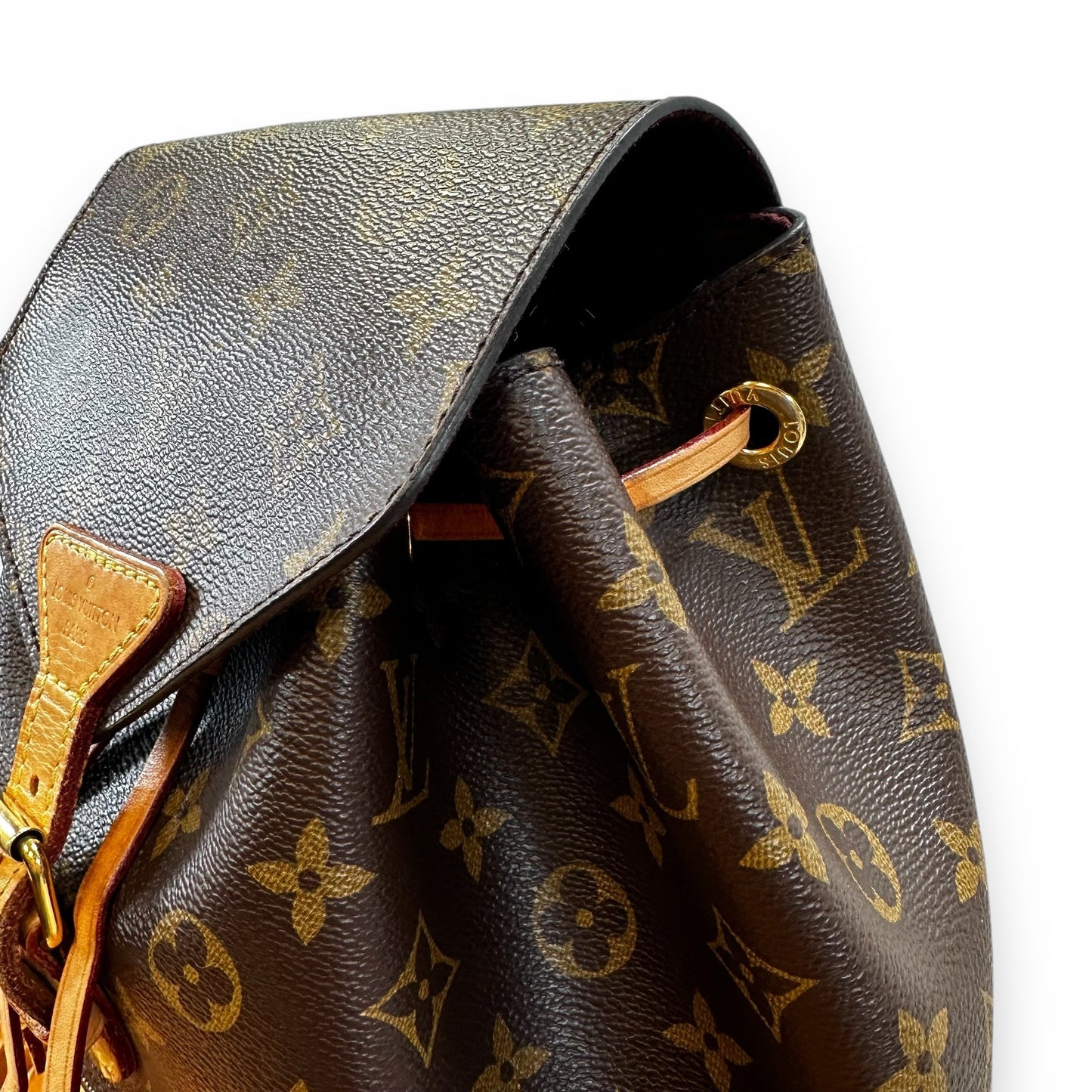 Monogram Montsouris NM Backpack Designer By Louis Vuitton, Size: Small