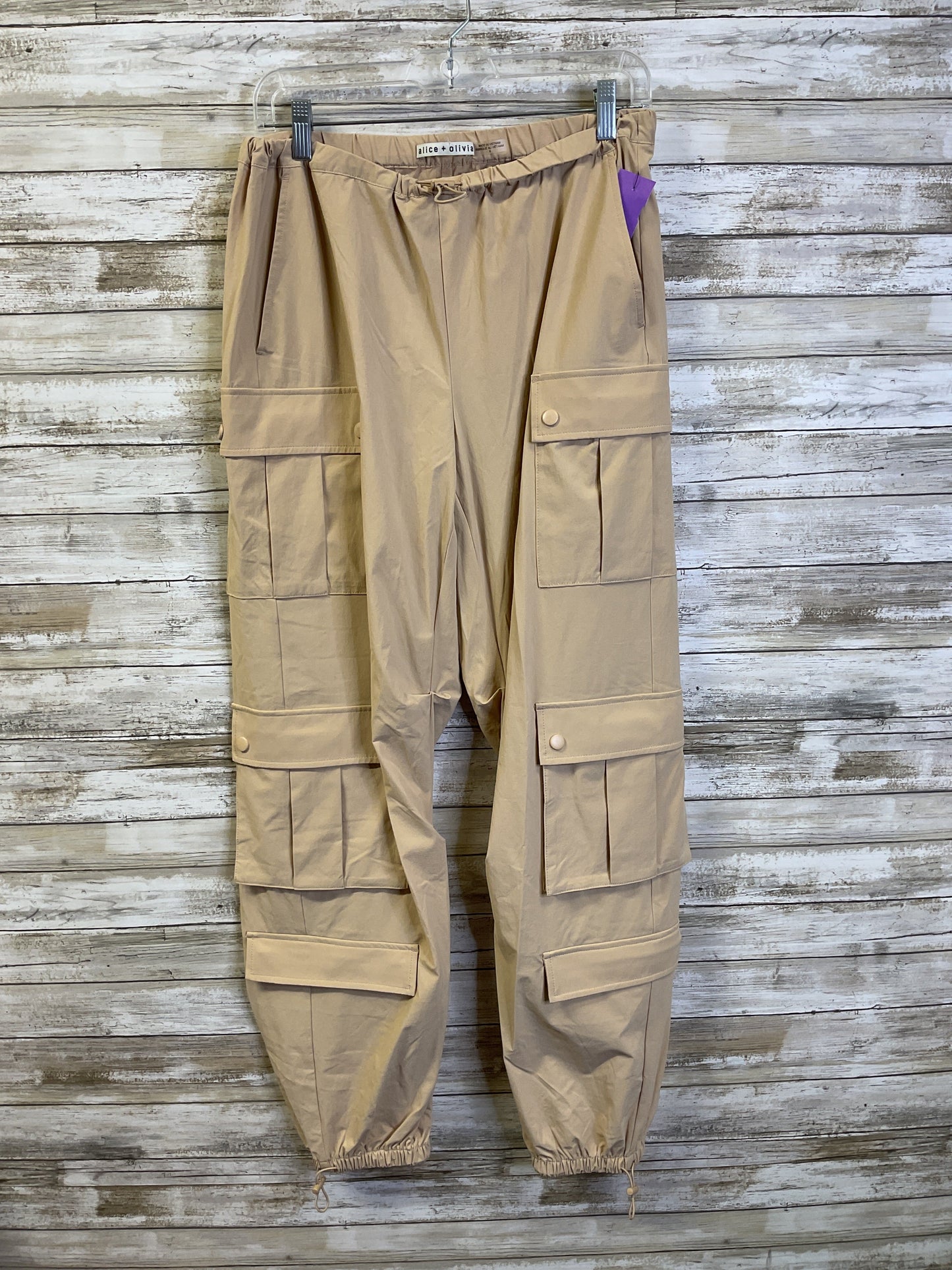 Pants Designer By Alice + Olivia In Tan, Size:6