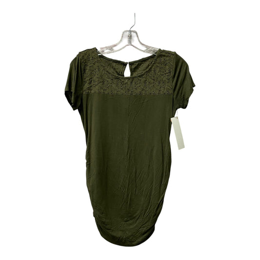 Mat Top Ss By Motherhood In Green, Size:S