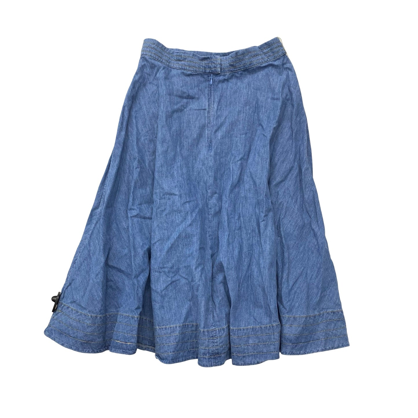 Skirt Designer By Kate Spade In Blue Denim, Size:10