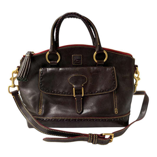 Handbag Designer By Dooney And Bourke In Brown, Size:Medium