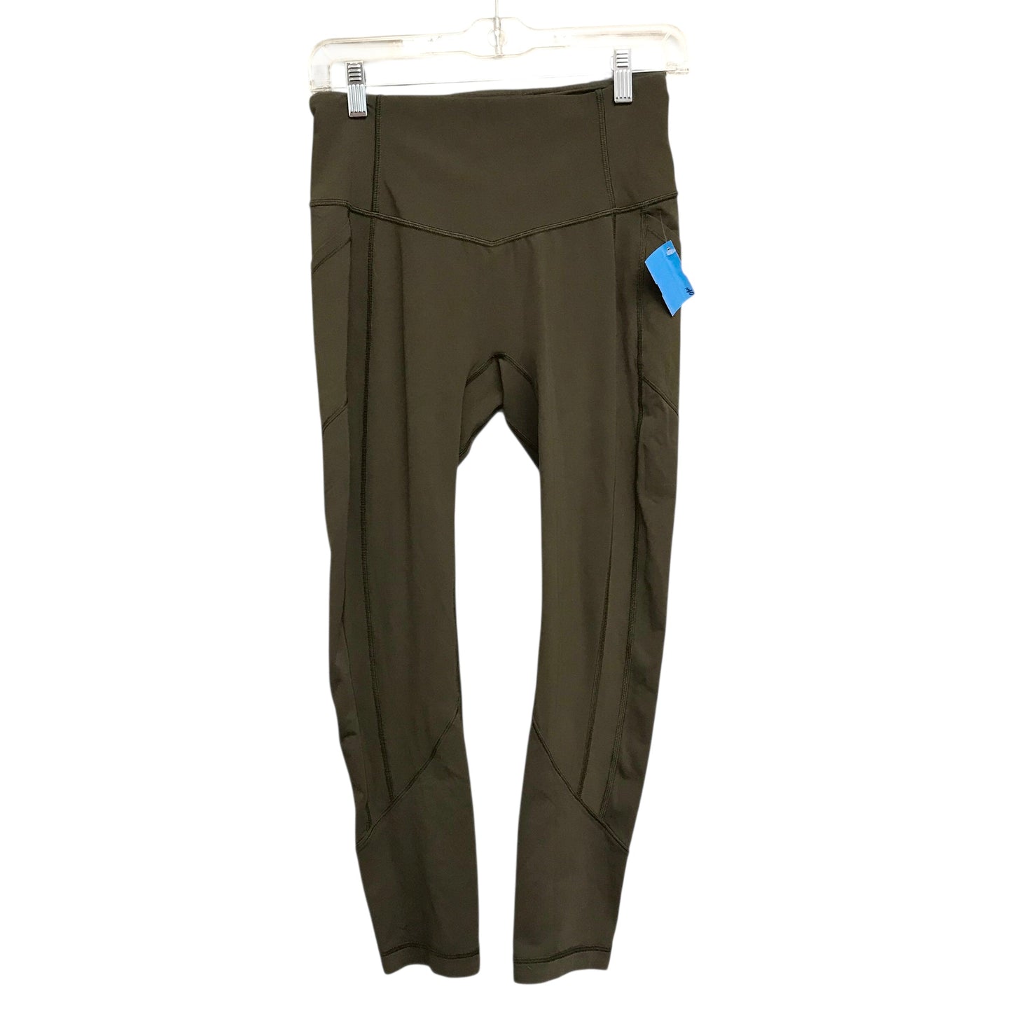 Athletic Leggings By Lululemon In Green, Size:6