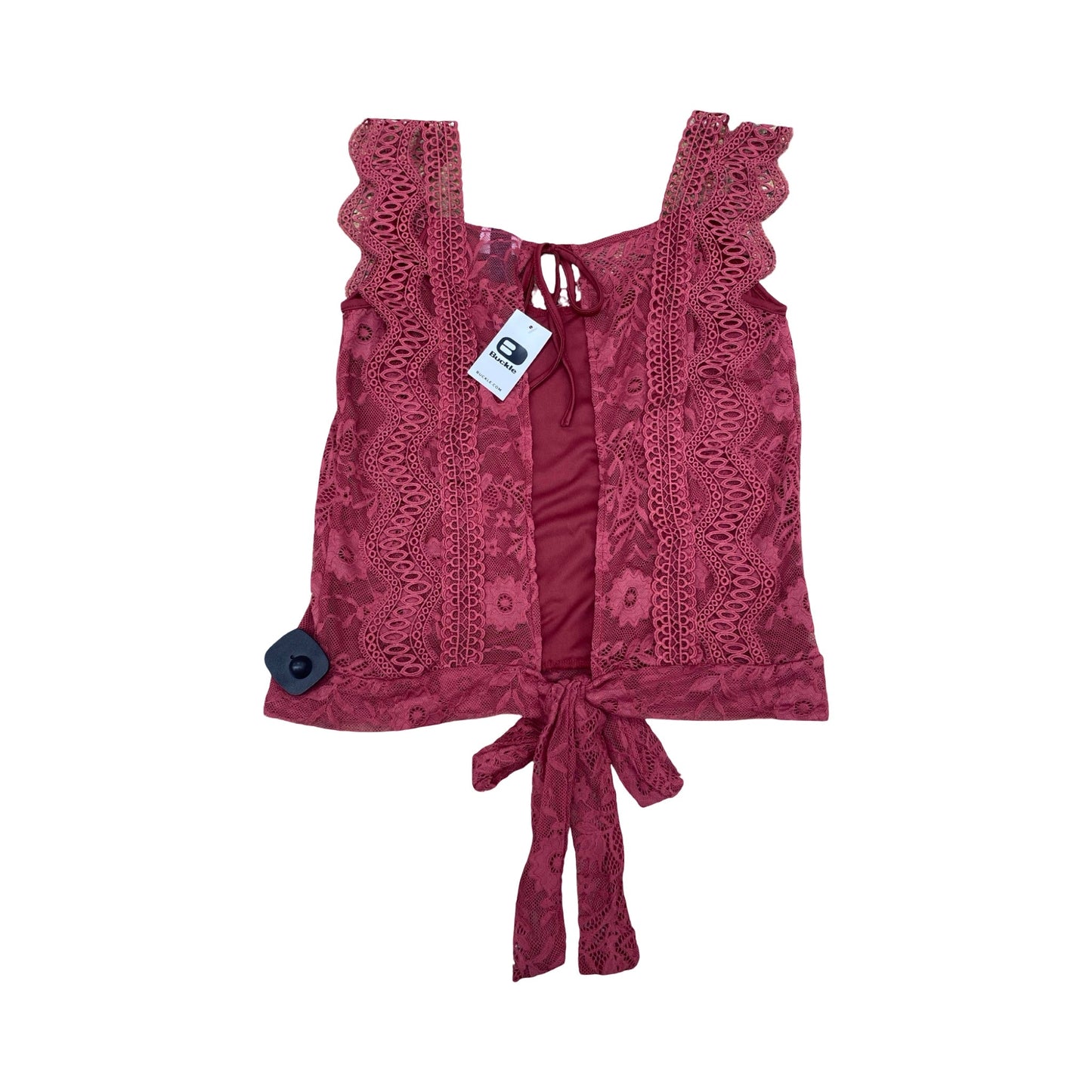 Top Sleeveless By Daytrip In Pink, Size:L