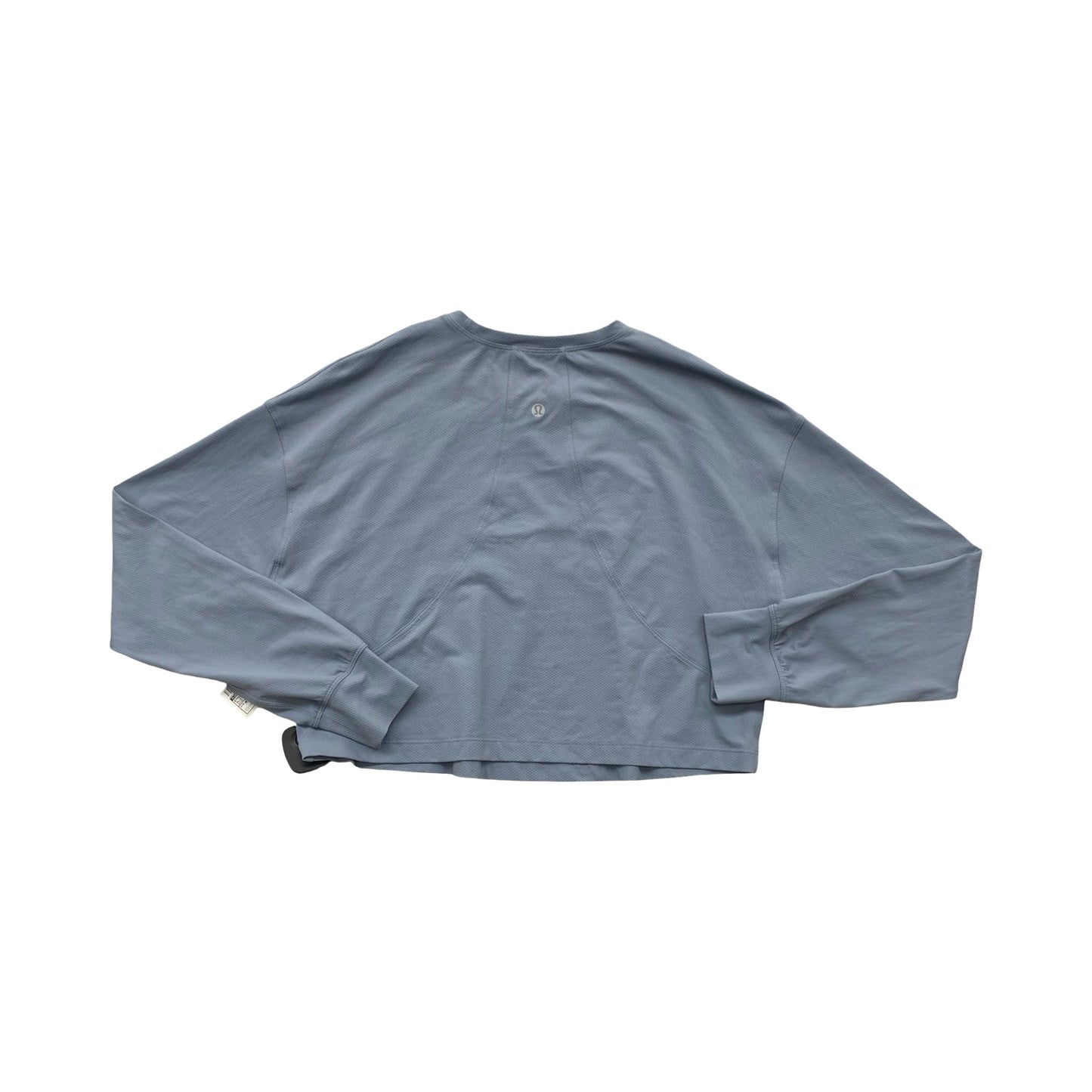 Athletic Top Ls Crewneck By Lululemon In Blue, Size:M