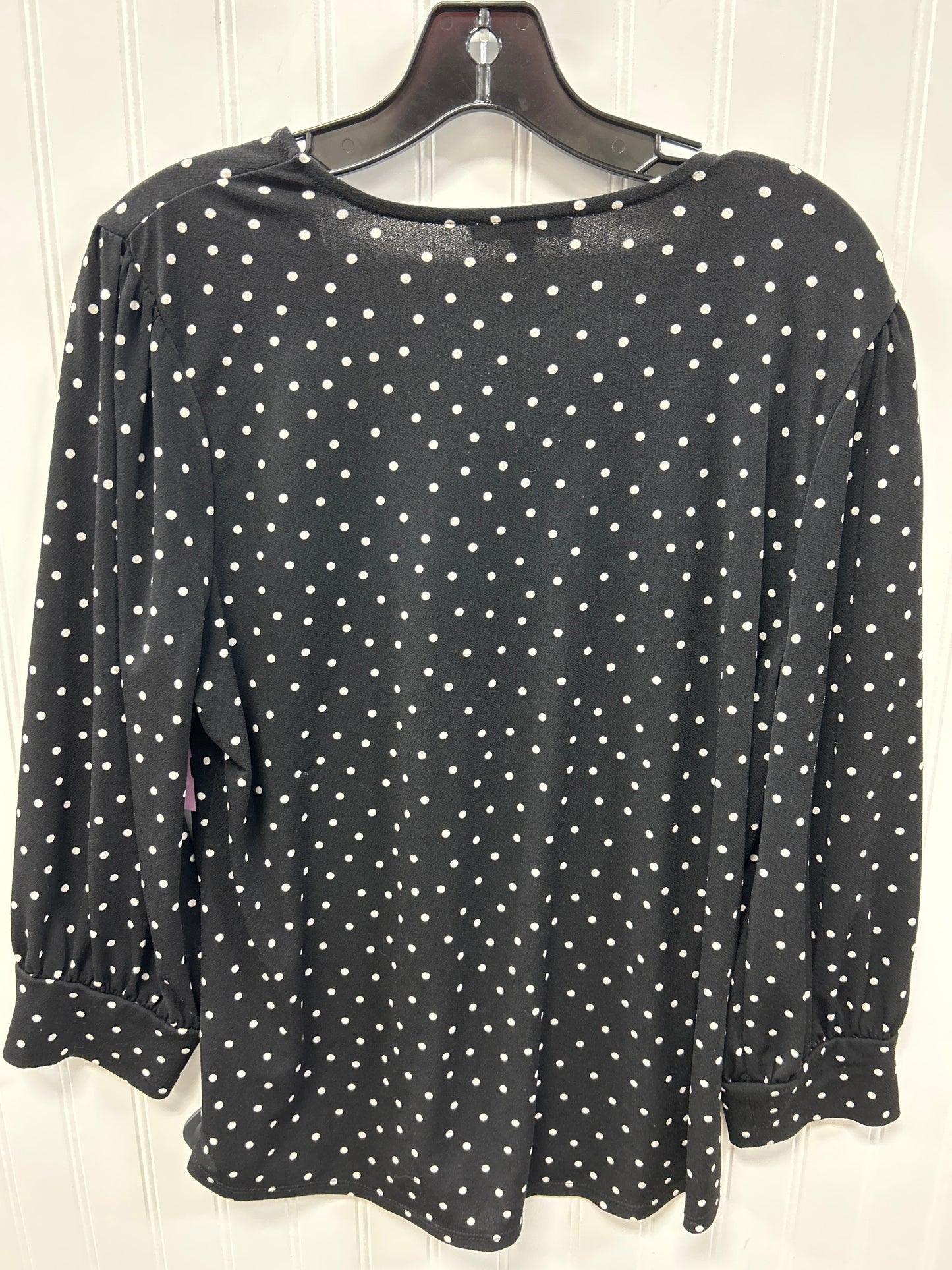 Top Ls By Adrianna Papell In Black, Size:L