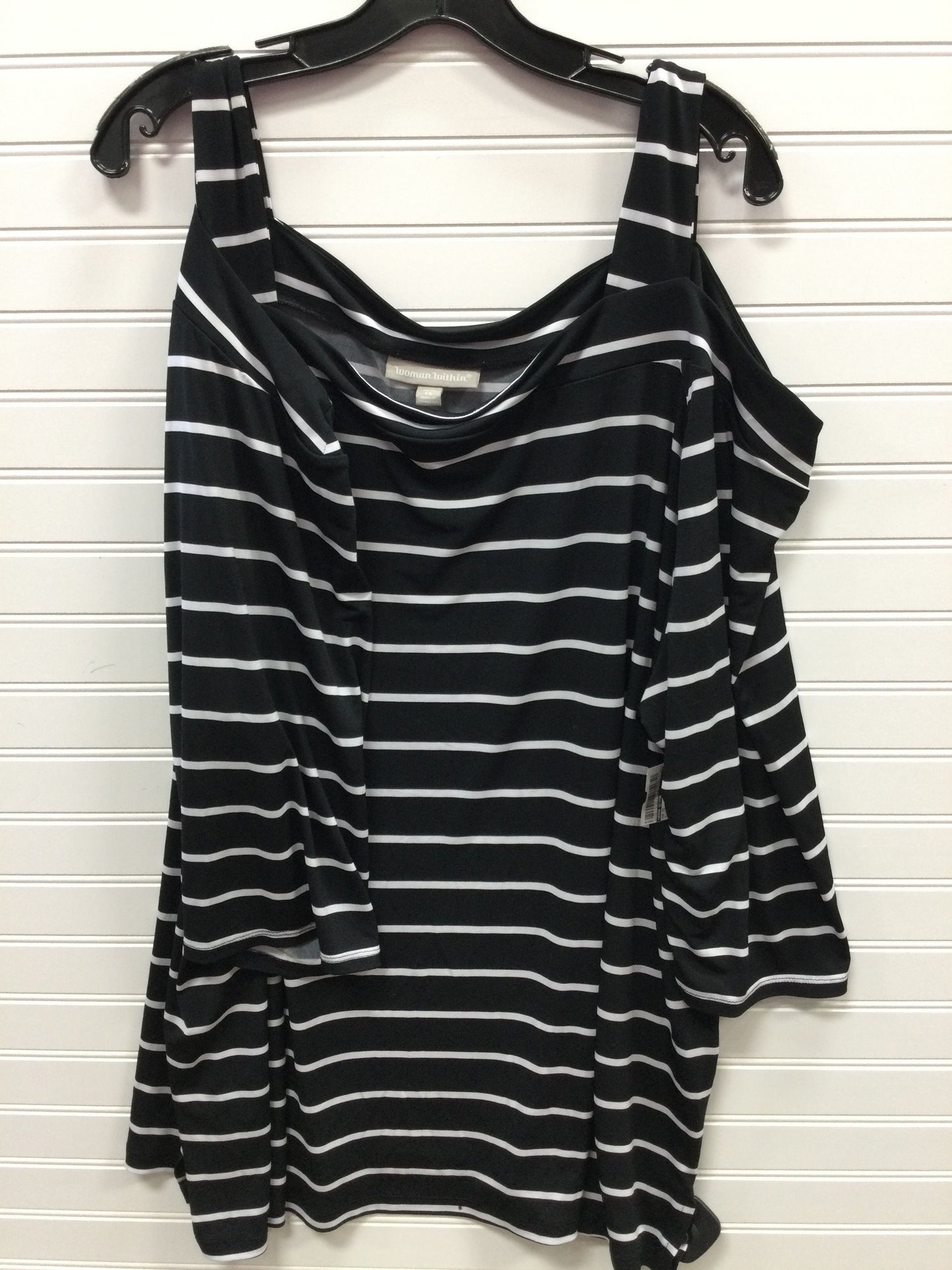 Top Ss By Woman Within In Black, Size:4X