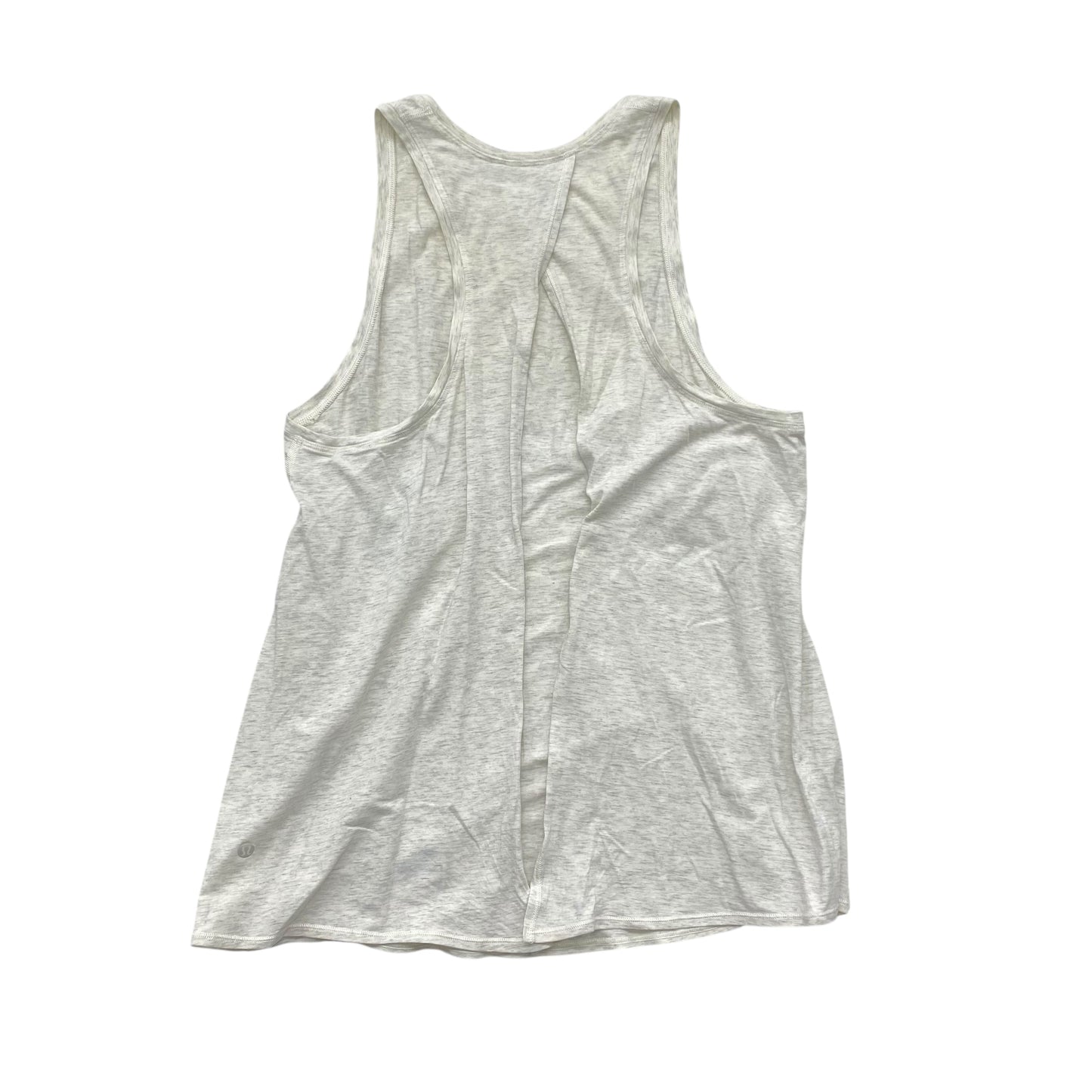 Athletic Tank Top By Lululemon In Ivory, Size:L
