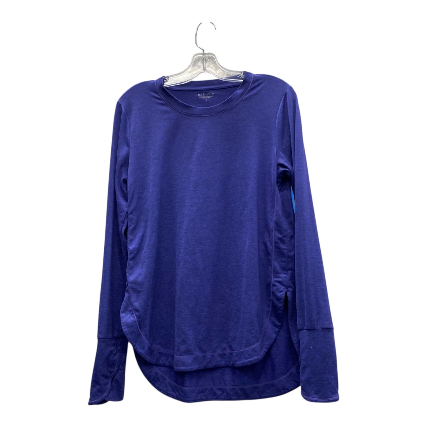 Athletic Top Ls Crewneck By Athleta In Blue, Size:S