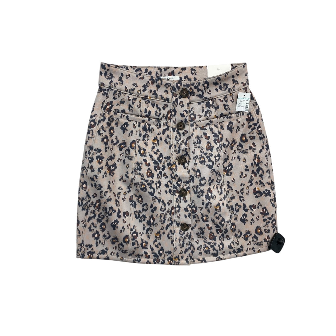 Skirt Mini & Short By Maurices In Animal Print, Size:6